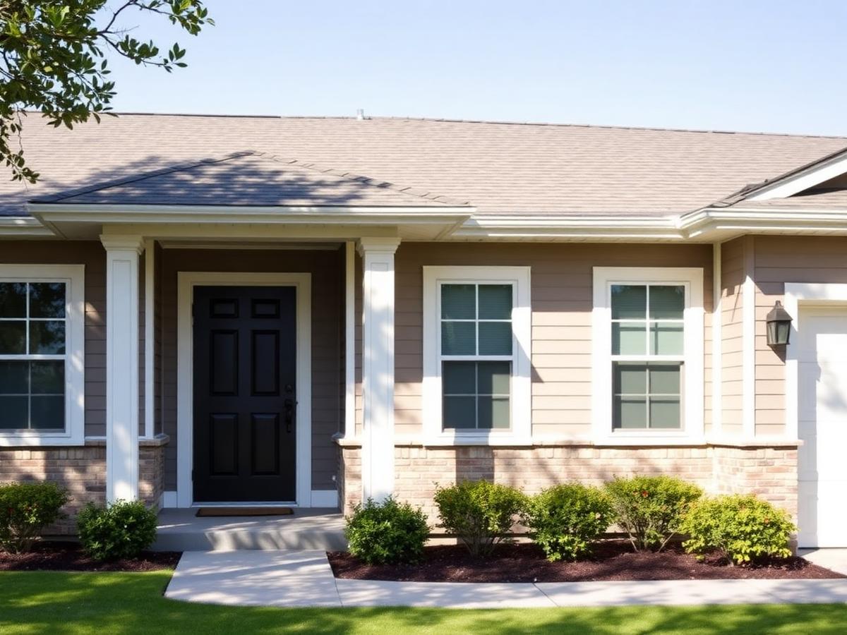 Full exterior repaint + trim repair